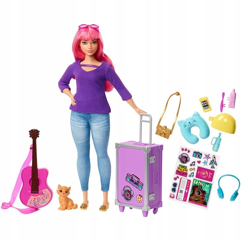 MATTEL Lalka Barbie Daisy w podróży.