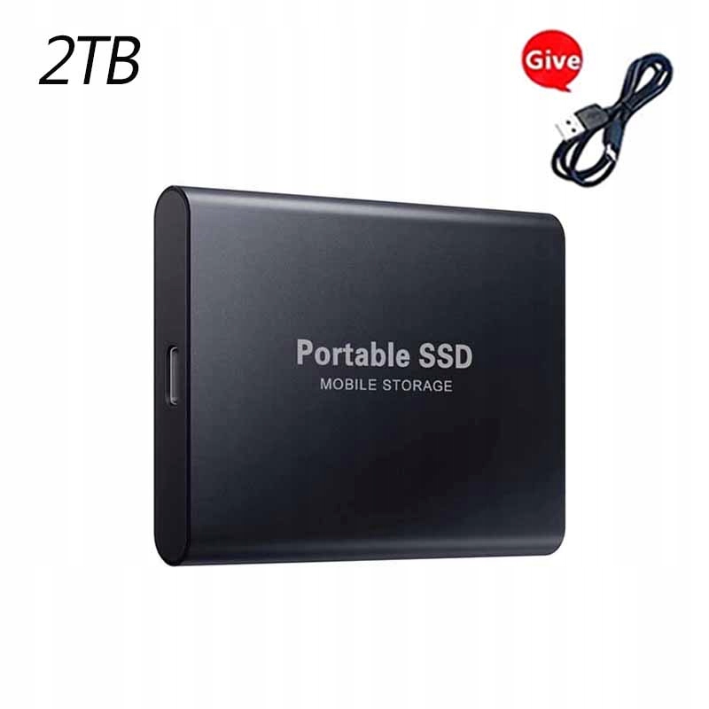 Portable 2TB SSD External Hard