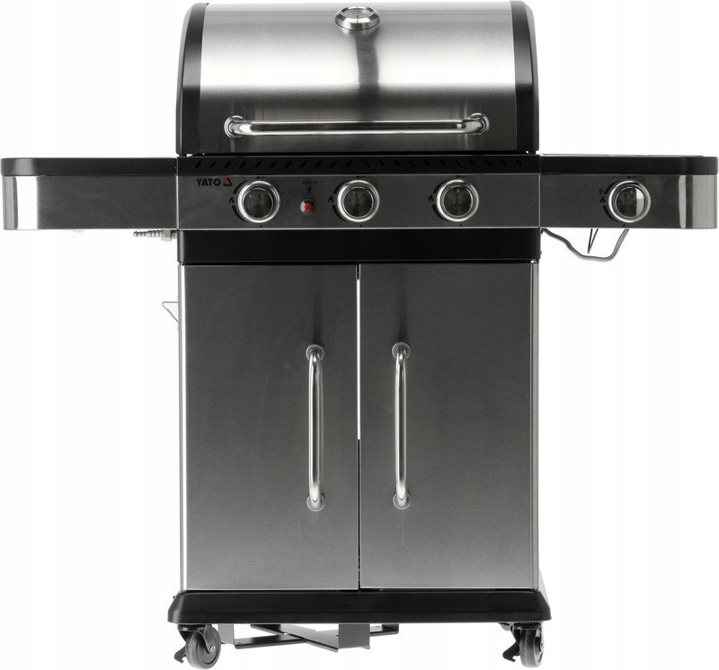 GRILL GAZOWY 3+1, STAL NIERDZEWNA 11.2KW