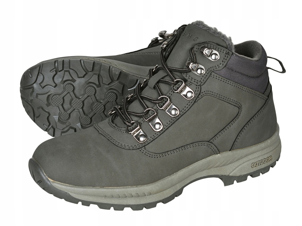 BUTY ZIMOWE TREKKINGOWE OUTDOOR DK/SZARE 1-36 R.36