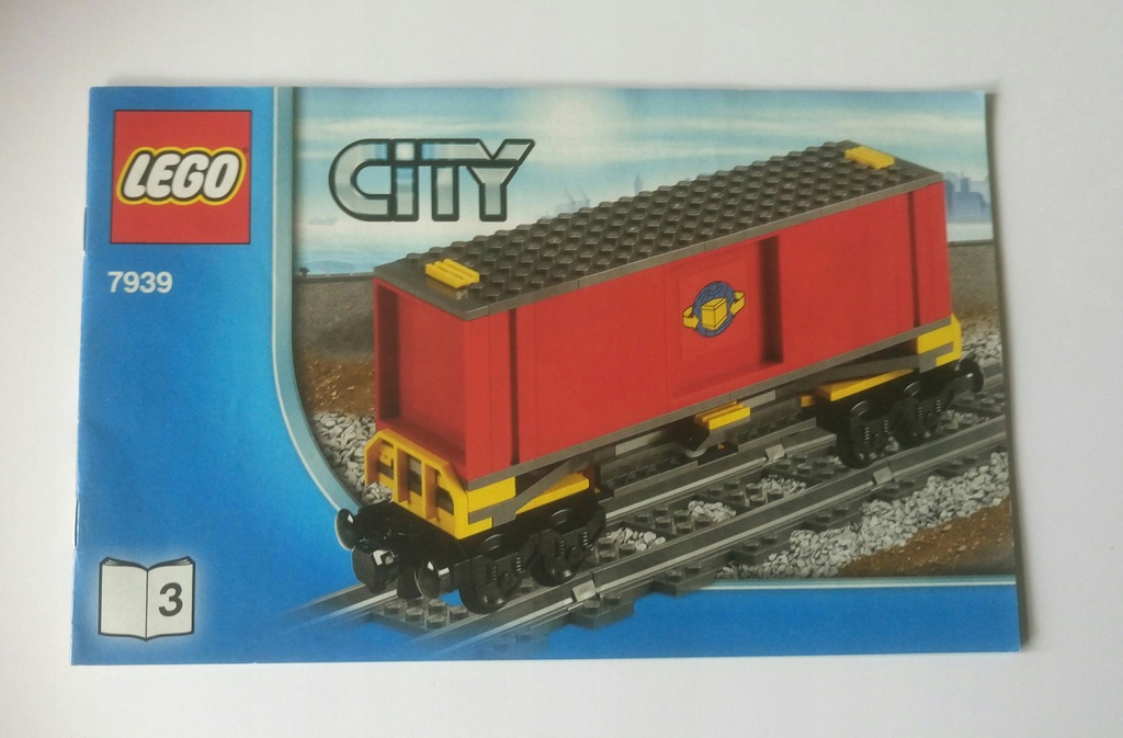 LEGO 7939 city Instrukcja wagon z kontenerem Nr3