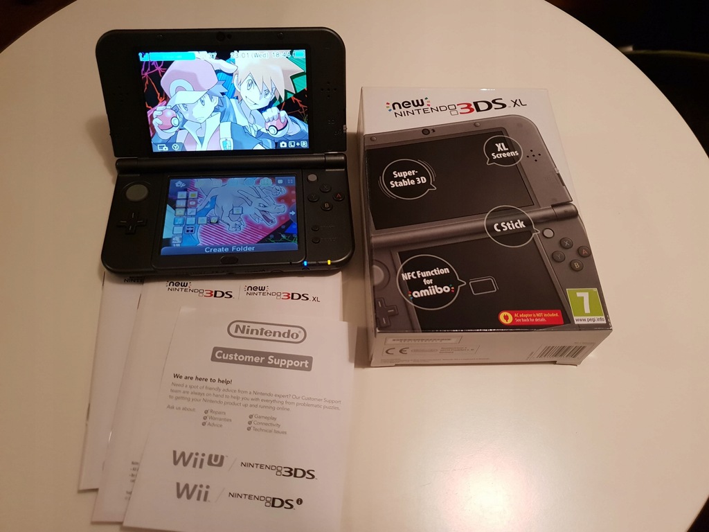 Nintendo 3DS XL+ Ładowarka+Pokrowiec+dodatki IGŁA!