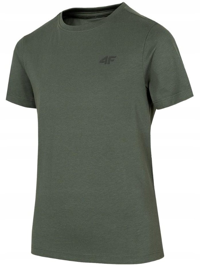 4F KOSZULKA CHŁOPIĘCA T-SHIRT JTSM001 152 KHAKI