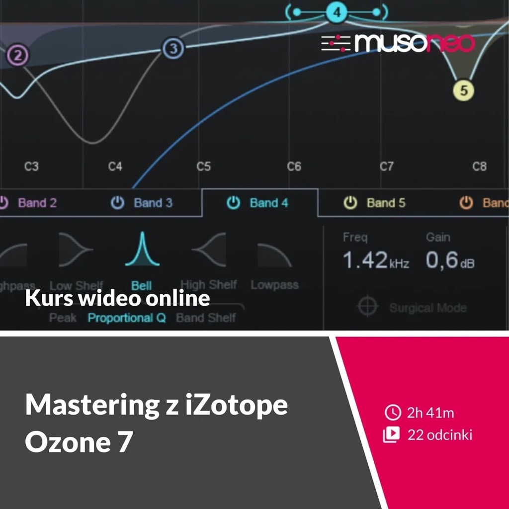 Musoneo Mastering z iZotope Ozone 7 / 6 Kurs video