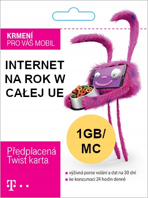 Czeska karta Sim bez rejestracji INTERNET NA ROK!