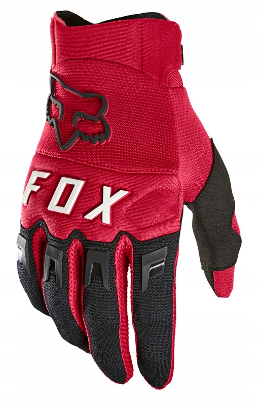 Czerwone rękawiczki cross honda ATV FOX DIRTPAW M