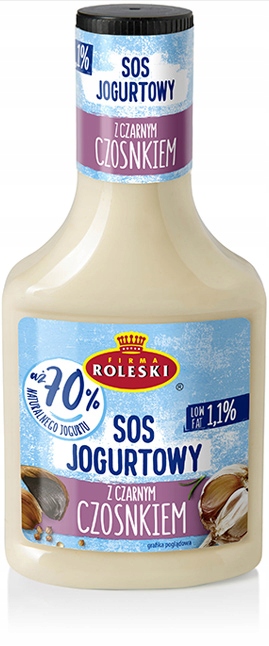 SOS JOGURTOWY Z CZARNYM CZOSNKIEM czosnkowy 325g