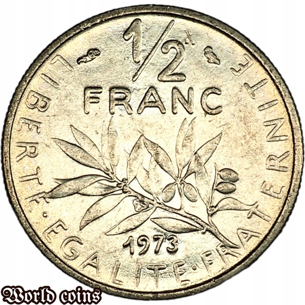 1/2 FRANC 1973 FRANCJA