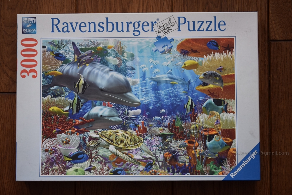 Puzzle Ravensburger 3000 używane - Kraków