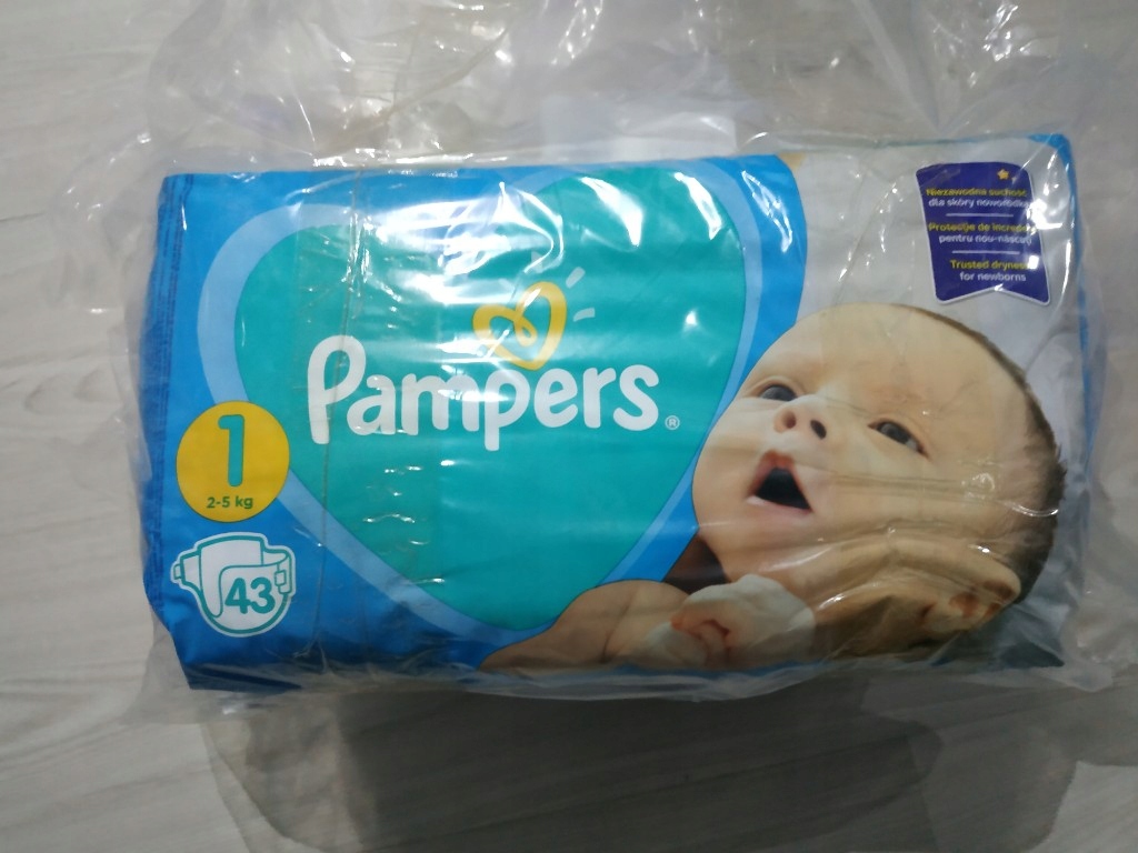 pampersy 2-5kg 43sztuki