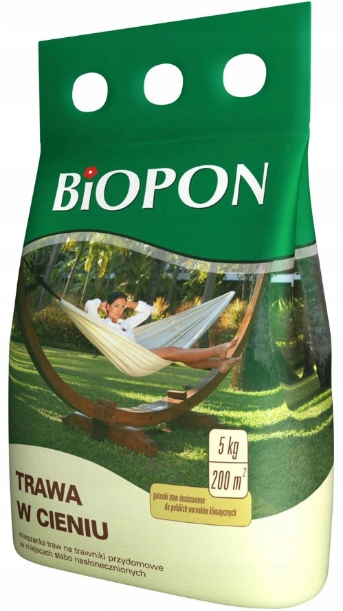 Biopon NASIONA Trawa w CIENIU 5kg GAZONOWA