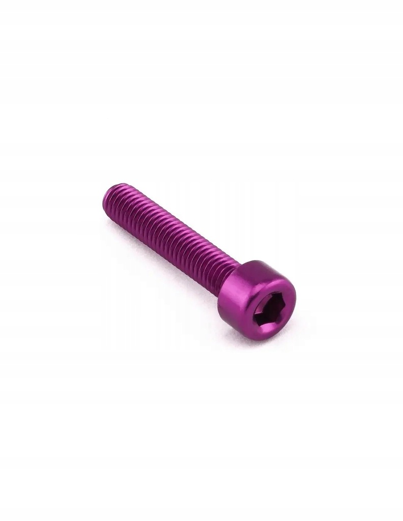 Śruba M5x10 aluminowa Pro-Bolt - PURPLE