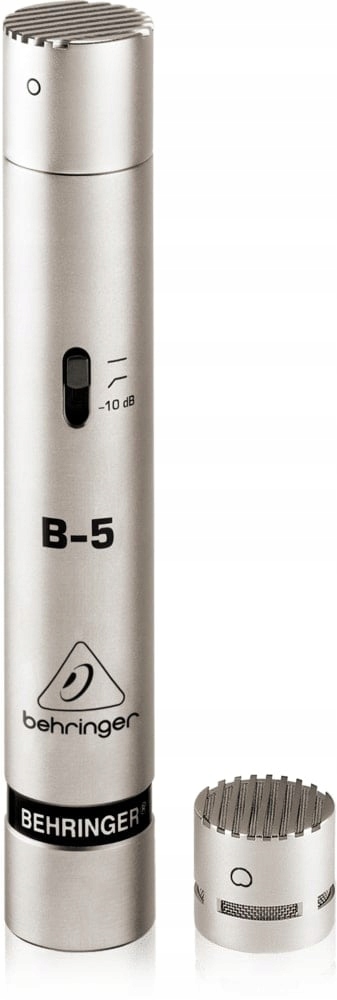 BEHRINGER B-5 - SINGLE-DIAPHRAGM CONDENSER MICROPHONE - Studyjny mikrofon