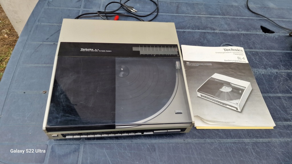 Gramofon Technics SL-6 tangencjalny + manual