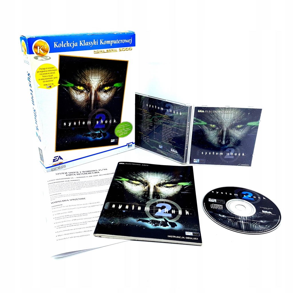 SYSTEM SHOCK 2 II BIG BOX KOLEKCJONERSKI PL KOLEKCJA KLASYKI KOMPUTEROWEJ