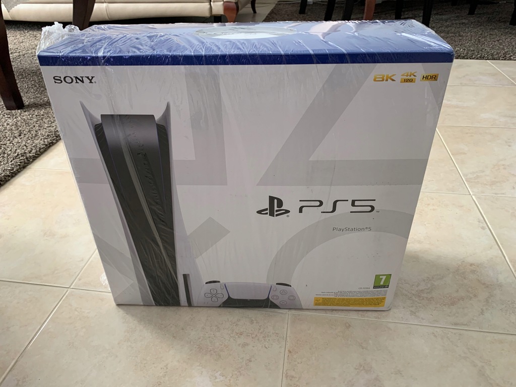 Sony PlayStation 5, oryginalnie zapakowana