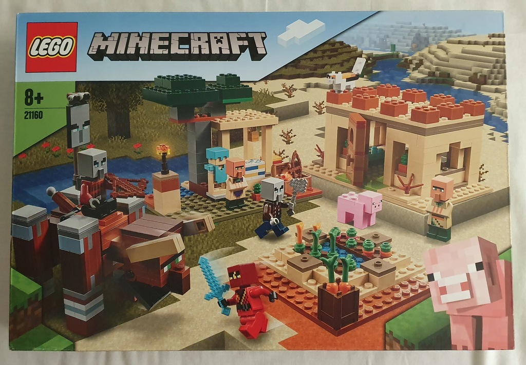 Lego Minecraft Najazd złosadników 21160 - 10935928831 - oficjalne ...