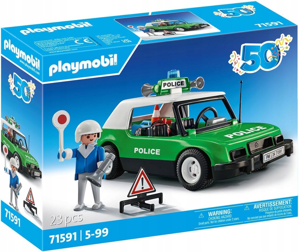 PLAYMOBIL - 50YR CLASSIC POLICE CAR (71591) [FIGURKA]
