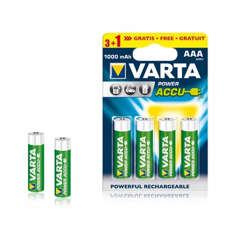 BAT0254 Akumulator VARTA AAA 1000mAh 4szt./bl.