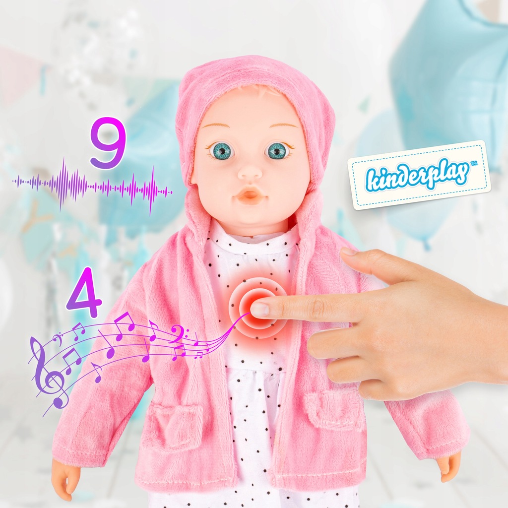 Купить KINDERPLAY BABY DOLL ГОВОРИТ НА ПОЛЬСКОМ ОДЕЖДА: отзывы, фото, характеристики в интерне-магазине Aredi.ru