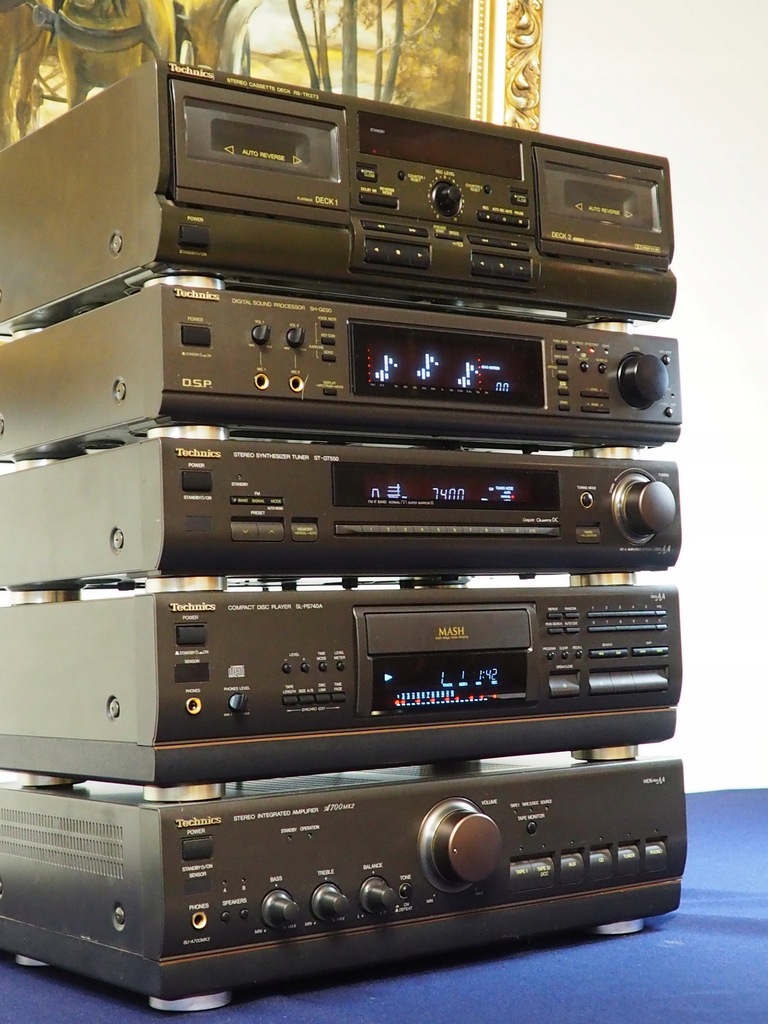 TECHNICS SU-A700MK2+ST-GT550 +SH-GE90+RS-TR373+SL-