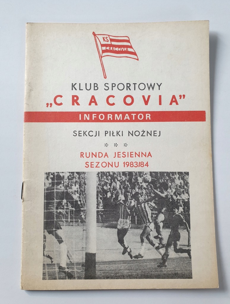 PROGRAM CRACOVIA KRAKÓW SEZON JESIEŃ 1983/84