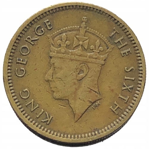61833. Hong Kong - 5 centów - 1949r.