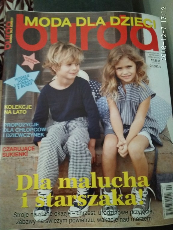 gazeta Burda moda dla dzieci 1/2014