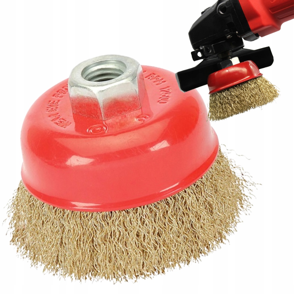 SZCZOTKA DRUCIANA DO SZLIFIERKI KĄTOWEJ M14 75mm