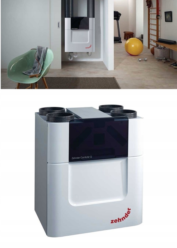 REKUPERATOR ZEHNDER COMFOAIR Q600 PL R/L VV ST