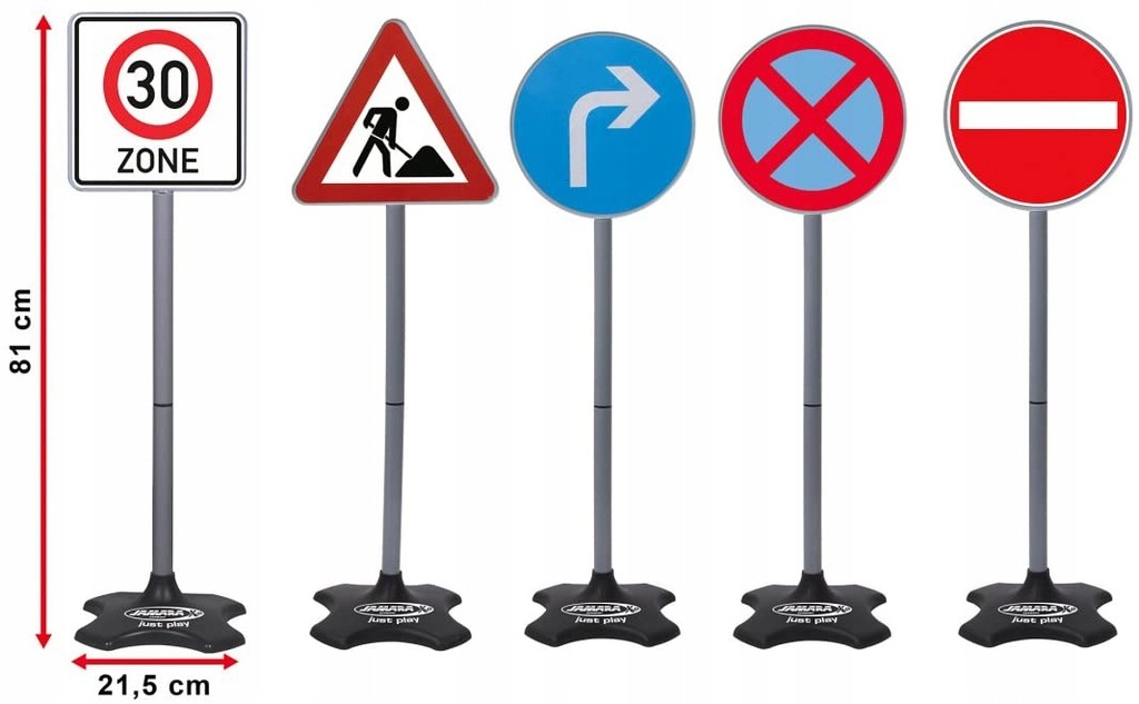 Jamara Zestaw znaków drogowych dla dzieci znaki