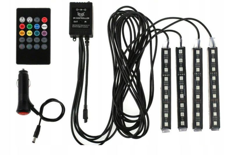 Купить Светодиодная лента RGB NEON для салона автомобиля CARS: отзывы, фото, характеристики в интерне-магазине Aredi.ru