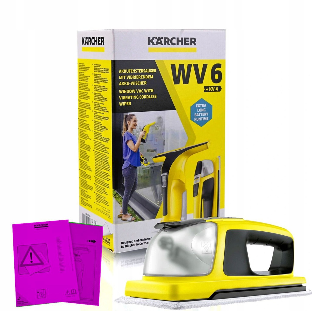 Купить СТЕКОНОМОЙКА KARCHER WV6 PLUS В ПОДАРОК ​​XXL НАБОР: отзывы, фото, характеристики в интерне-магазине Aredi.ru