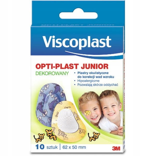 Viscoplast Junior plastry na oko 62x50mm 10szt