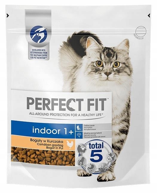 Sucha karma dla kota Perfect Fit kurczak dla kotów 0,75 kg