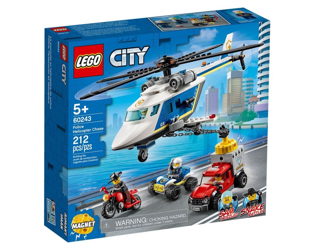 LEGO Klocki City Pościg helikopterem policyjnym