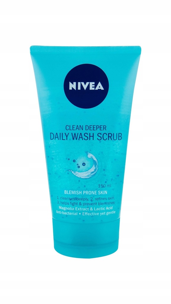 Nivea Clean Deeper Daily Wash Scrub Peeling 150ml