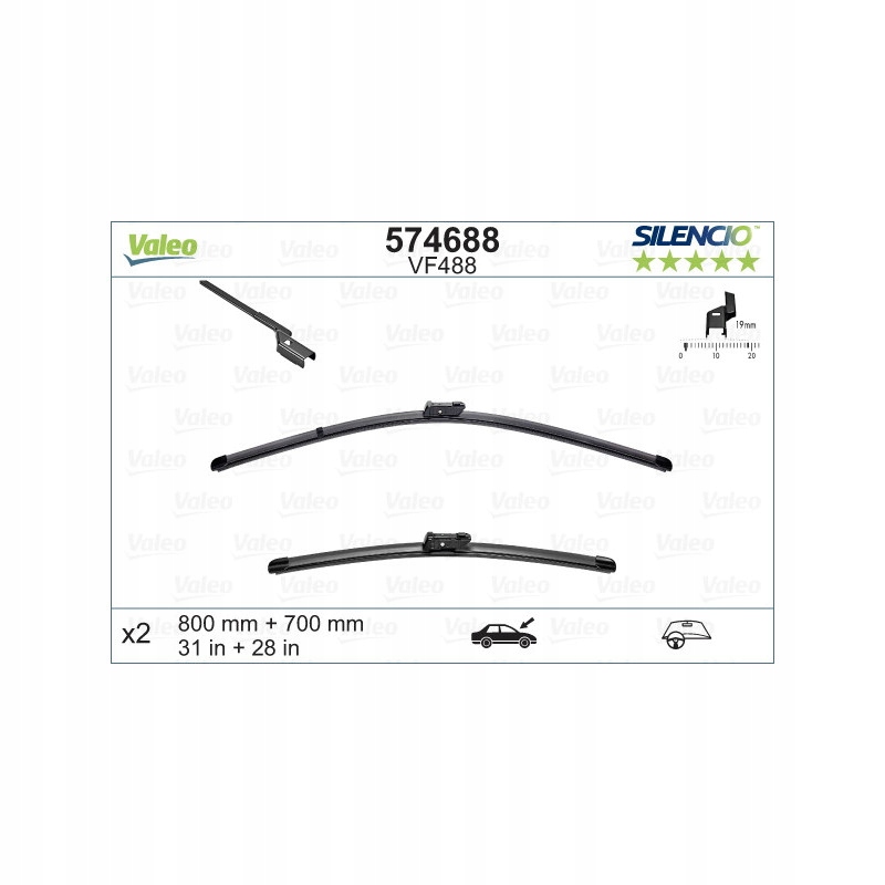 VALEO 574688 Pióro wycieraczki