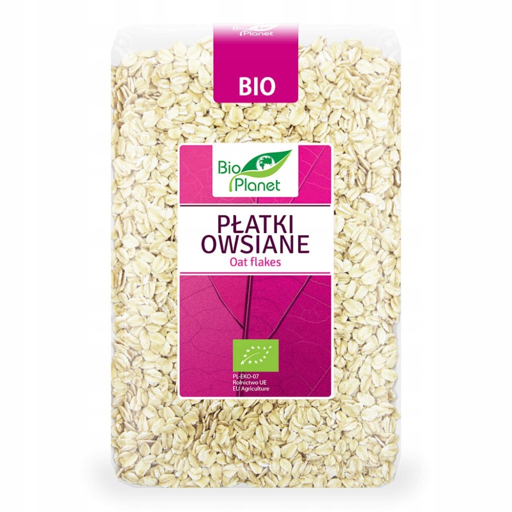 Płatki owsiane BIO 1 kg Bio Planet