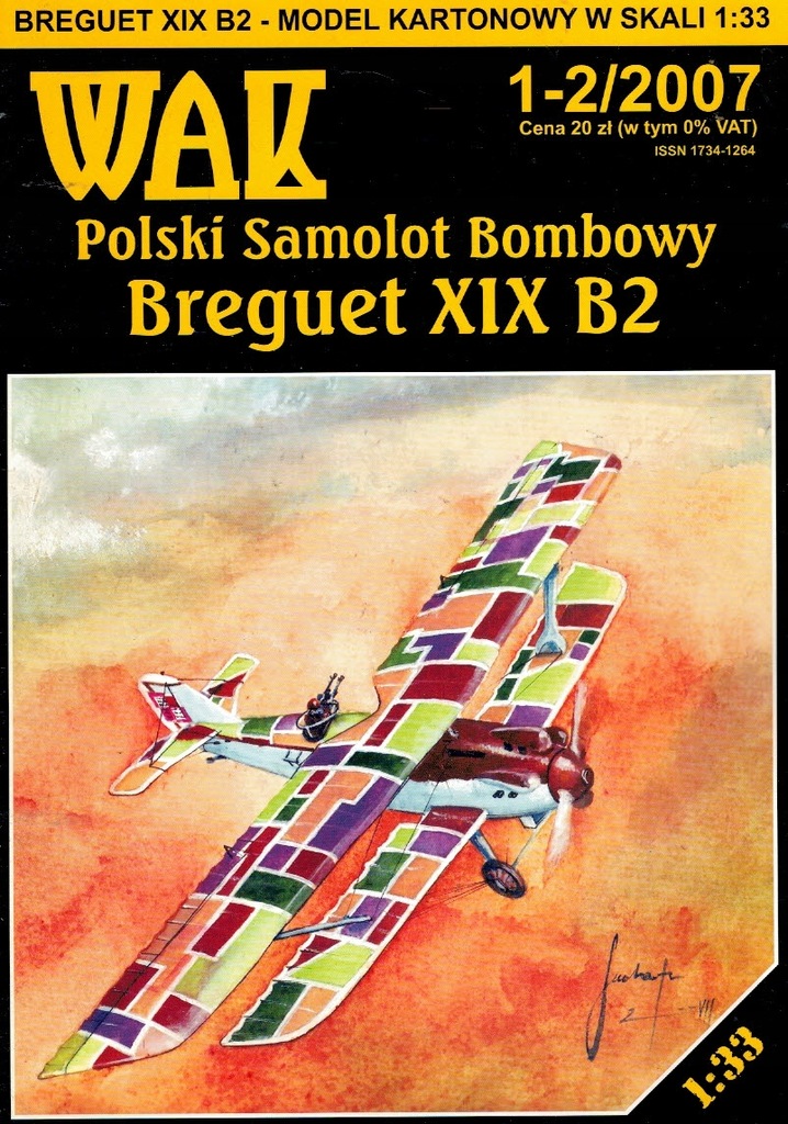 Polski samolot bombowy Breguet XIX B2 1-2/2007 mod