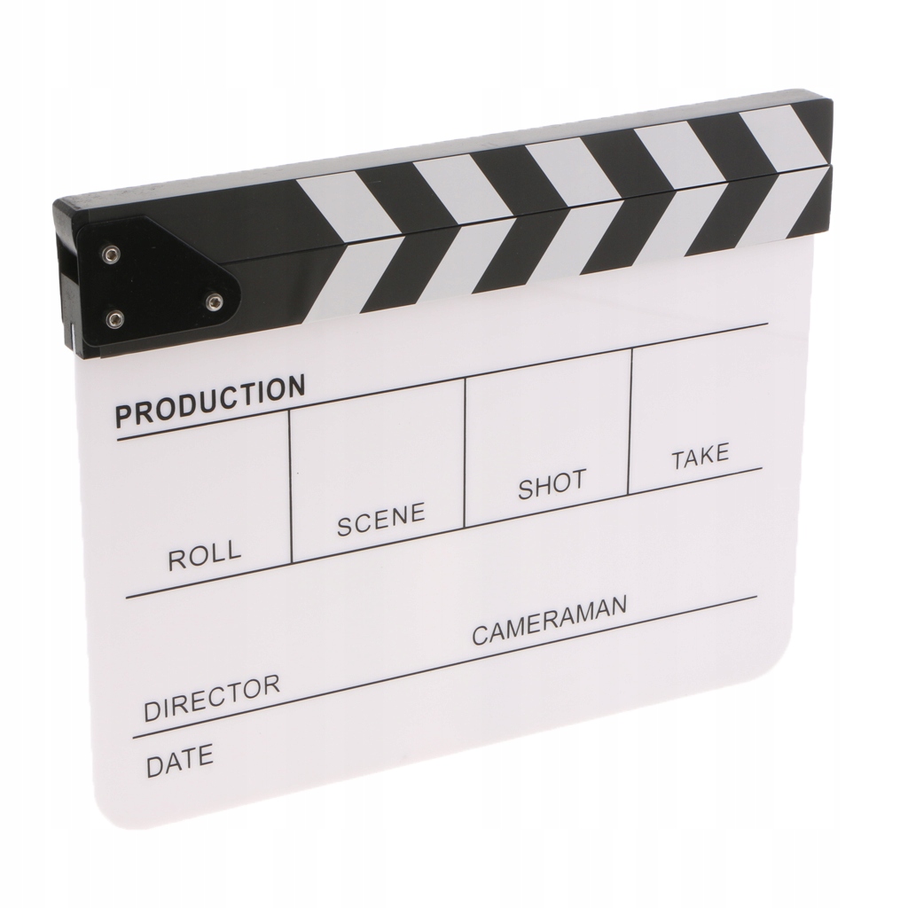 1 sztuka Clapboard filmu