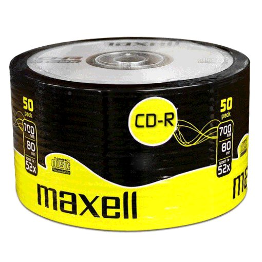PŁYTA CD-R 50SZT 700MB 80MIN MAXELL 52x