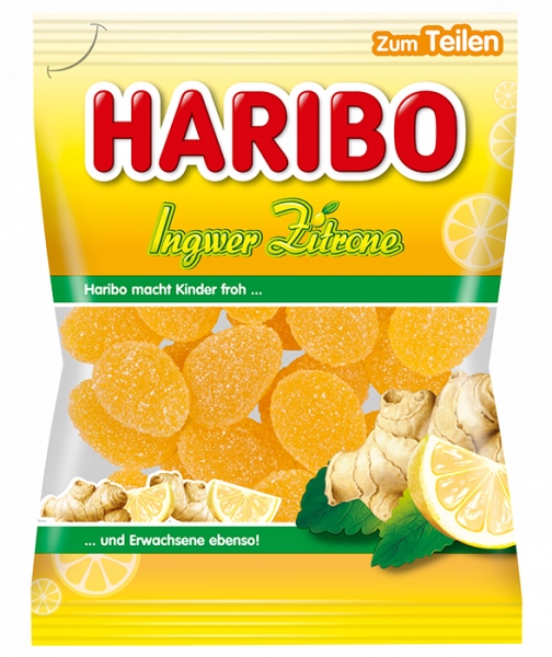 Haribo Ingwer Zitrone imbir cytryna ostre 175g