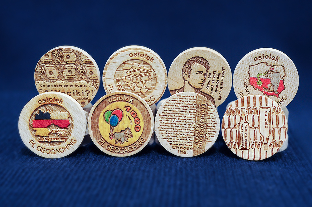 PWG (Polish Wood Geocoin) osiolek xWG