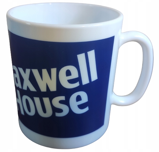Kultowy kubek Maxwell House wzór 1 - UNIKAT - NOWY
