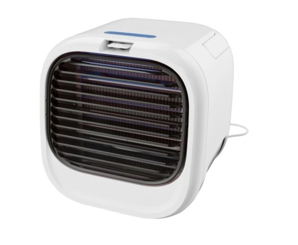 PRZENOŚNY KLIMATOR LED NAWILŻACZ 2W1 SILVERCREST wodny wentylator