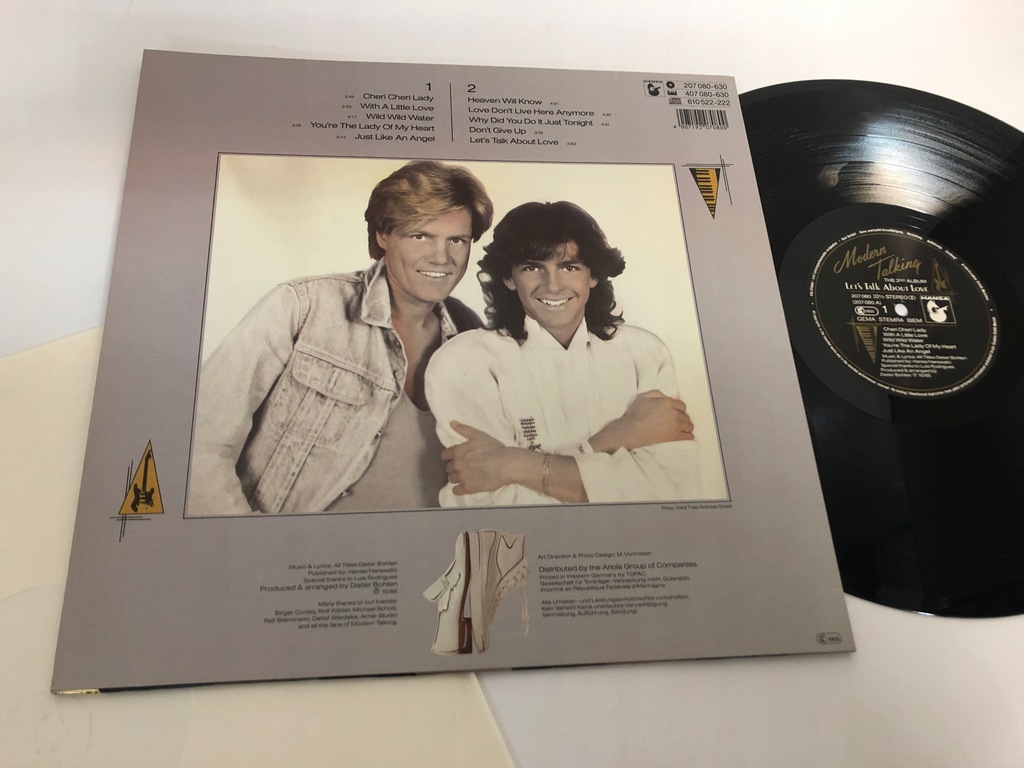 Купить Modern Talking, давайте поговорим о любви 2-й -LP 3605: отзывы, фото, характеристики в интерне-магазине Aredi.ru