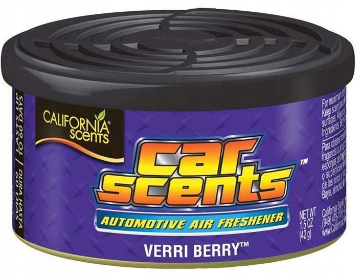 CALIFORNIA CAR SCENTS zapach VERRI BERRY