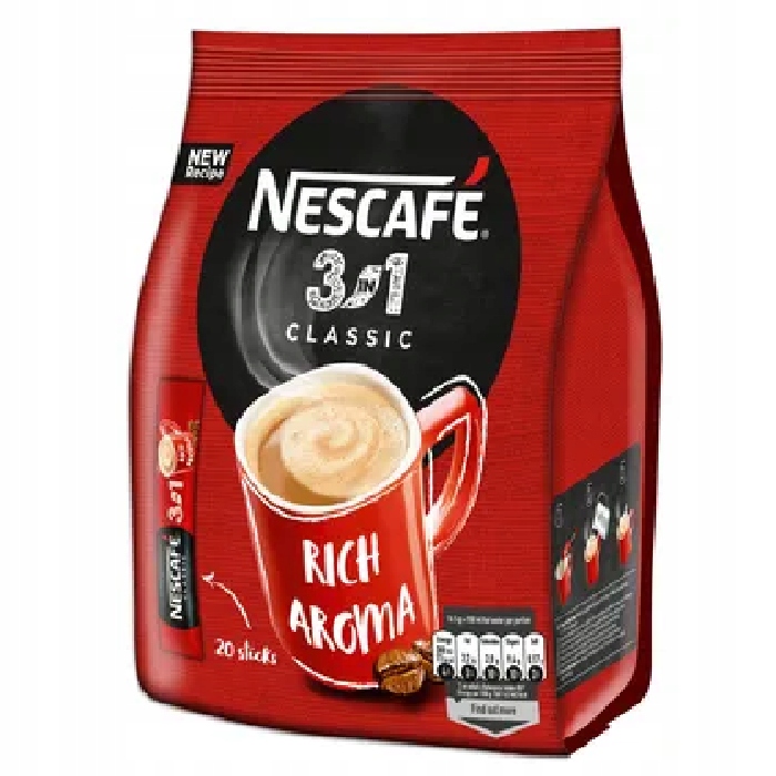 Kawa rozpuszczalna 3in1 Classic Nescafe 20x16,5g