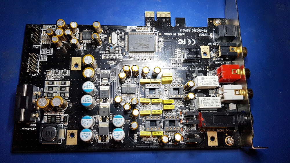 AIM SC808 karta muzyczna PCI-E w pełni sprawna